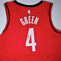 Signed Houston Rockets Jersey, Jalen Green #4 202//202